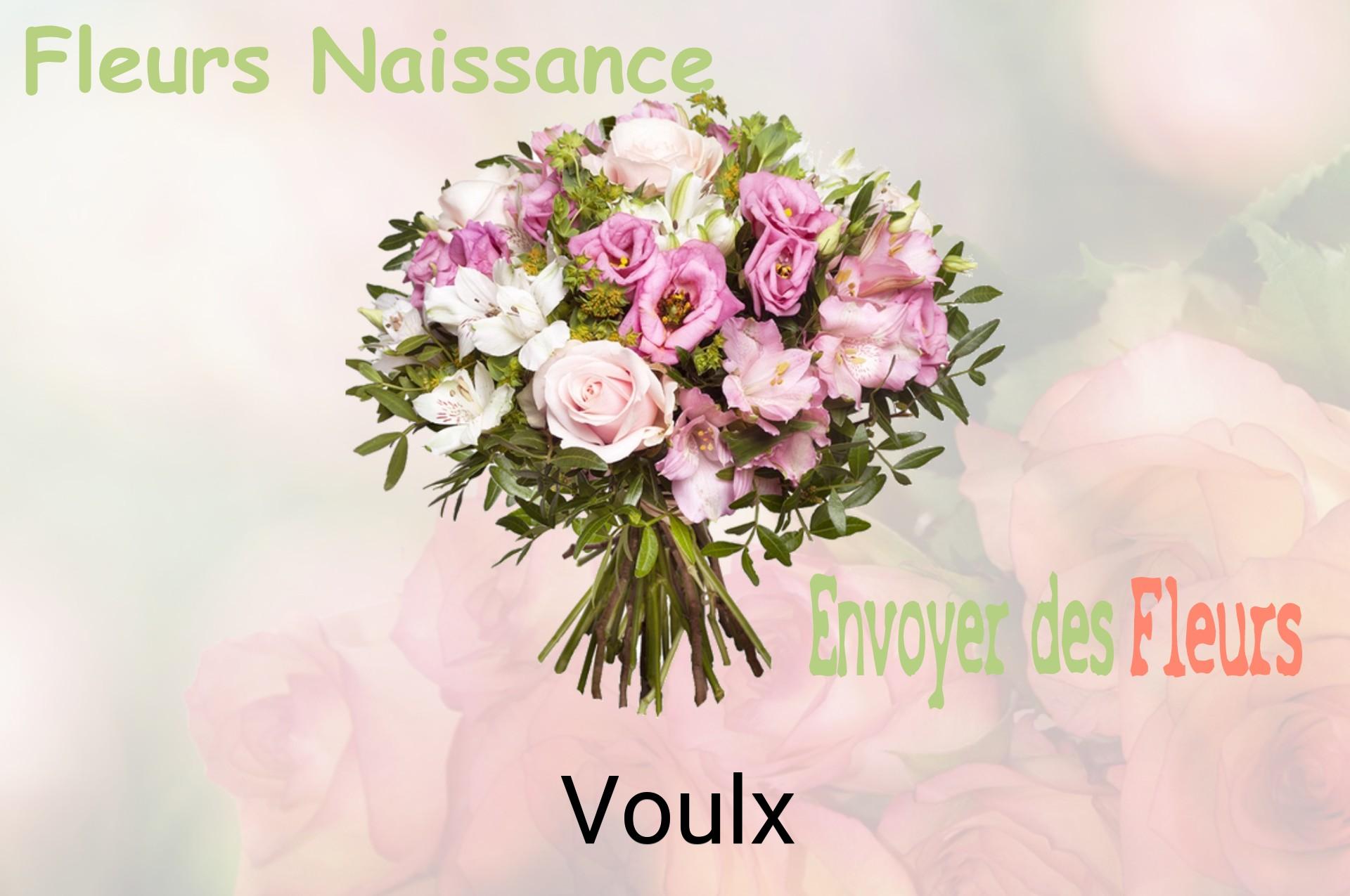 Bouquet de fleurs de naissance livré à Voulx
